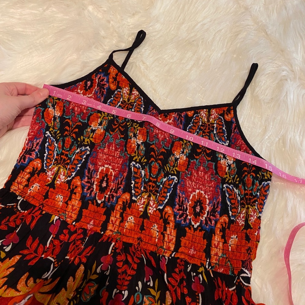 Band of Gypsies black, orange, & red boho dress size mediun - Picture 9 of 16